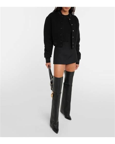 givenchy over the knee sneaker boots|Givenchy elegant studded boots.